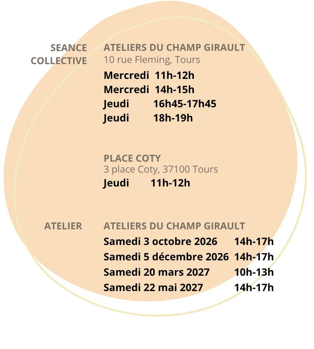 Horaires Feldenkrais - Laure Taquet